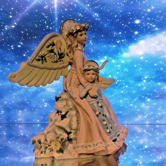 Rare Mother & Daughter Angel Figurine Demdaco Keepsake, Gift, Adoption, Sympathy - Picture 2 of 11